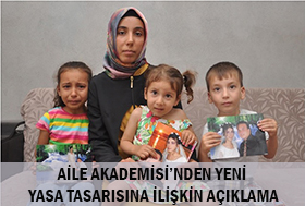 AİLE AKADEMİSİ’NDEN “CİNSEL İSTİSMAR SUÇUNA YÖNELİK YASA TASARISI”NA İLİŞKİN AÇIKLAMA